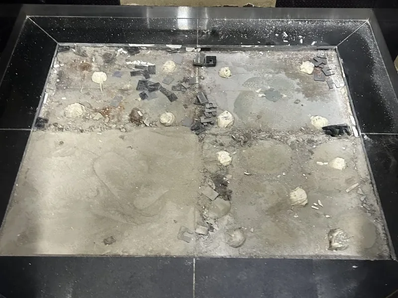 중구 오피스 바닥 균열보수 시공 전